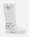 ZOE DOUBLE BIKER WHITE