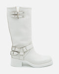 ZOE DOUBLE BIKER WHITE ★ TEXAS