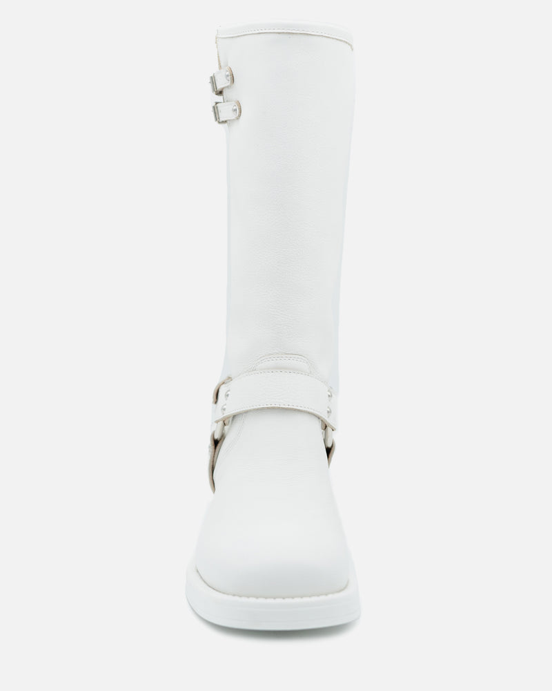 ZOE DOUBLE BIKER WHITE