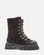 CORSET BOOTS LOW ★ CAMOSCIO