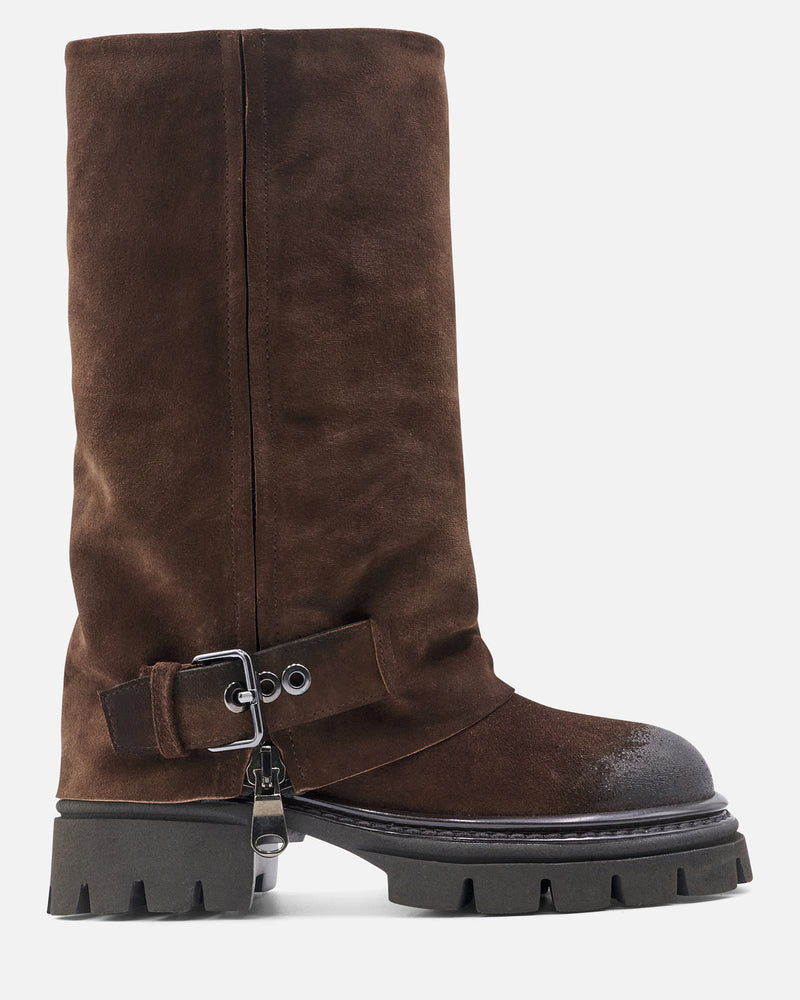 ZIPLOCK BOOTS CAMOSCIO