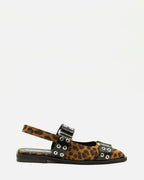 ESTELLE LEOPARD FLAT ★ CAMOSCIO LEOPARD
