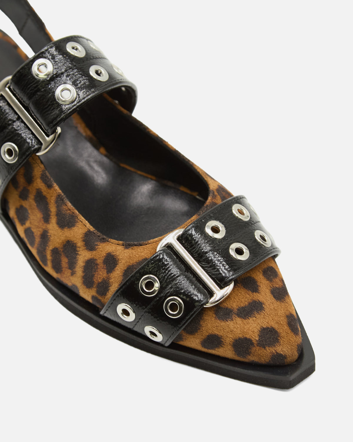 ESTELLE LEOPARD FLAT ★ CAMOSCIO LEOPARD