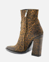 H0TTIE LEOPARD ANKLE BOOTS