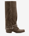 VILLA BOOTS TEXANI ★ CAMOSCIO