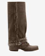 VILLA BOOTS TEXANI ★ CAMOSCIO