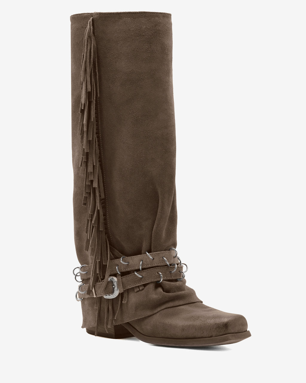 VILLA BOOTS TEXANI ★ CAMOSCIO