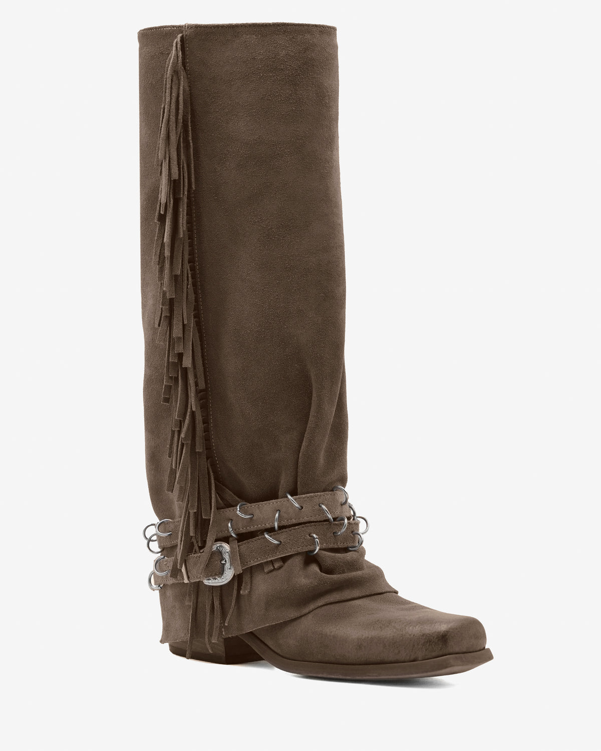 VILLA BOOTS TEXANI ★ CAMOSCIO