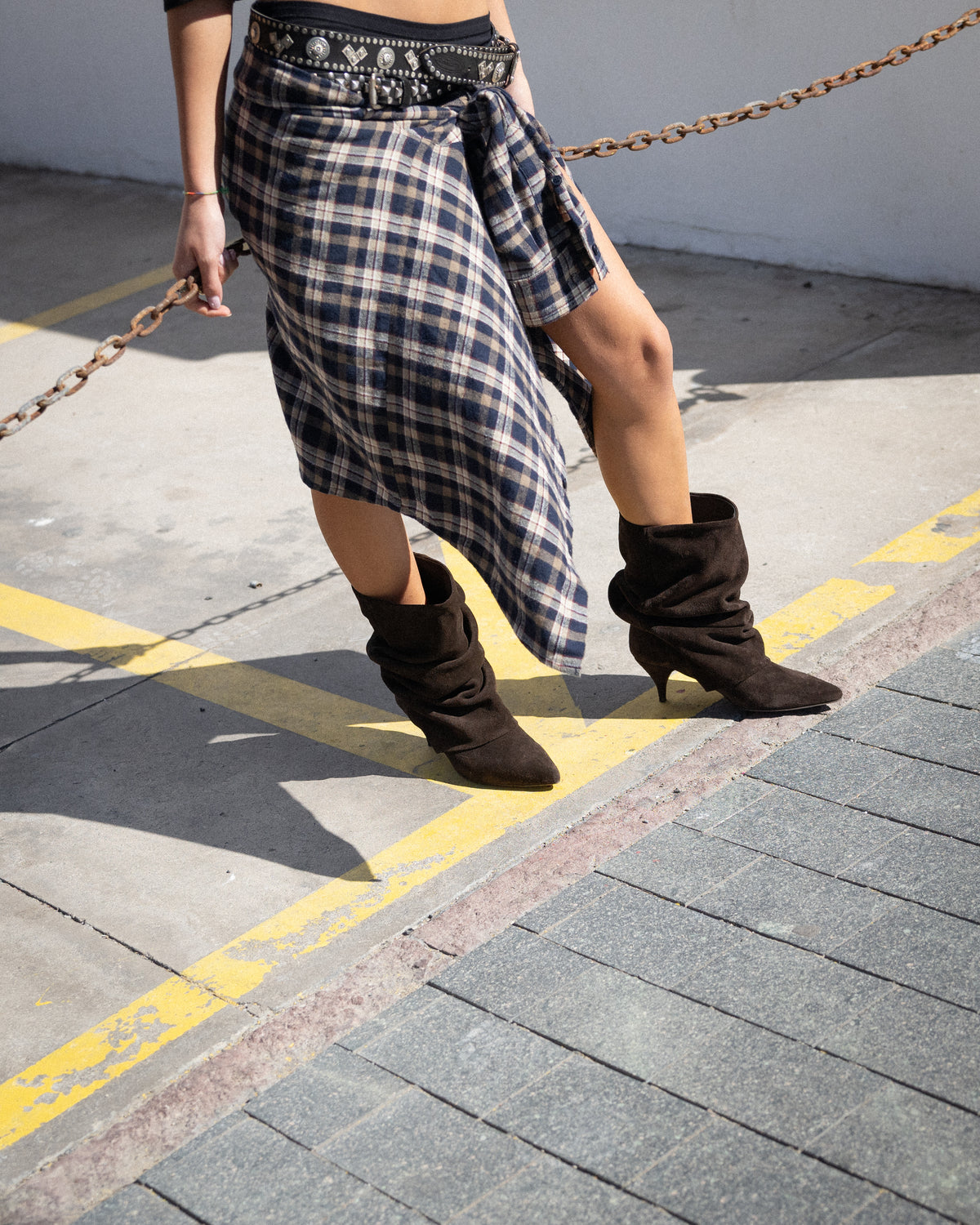 LAURA BOOTS LOW ★ CAMOSCIO