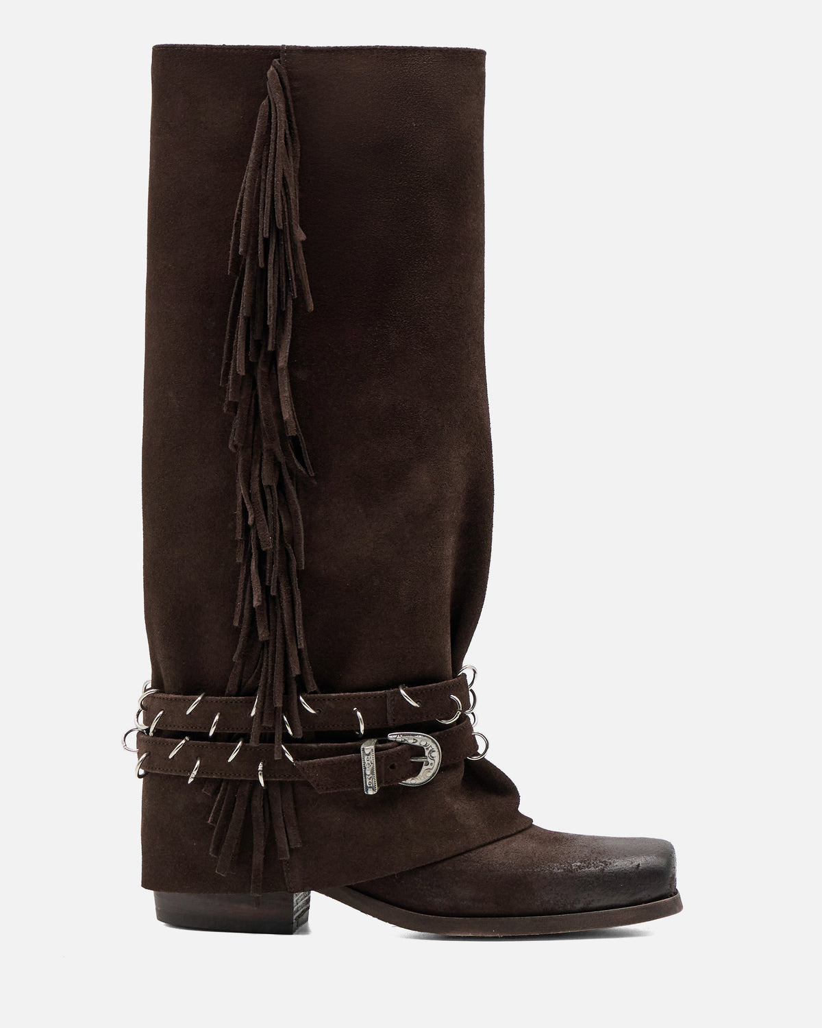 VILLA BOOTS TEXANI ★ CAMOSCIO