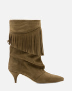 BARRIO BOOTS STIVALI CON TACCO ★ CAMOSCIO