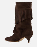 BARRIO BOOTS STIVALI CON TACCO ★ CAMOSCIO