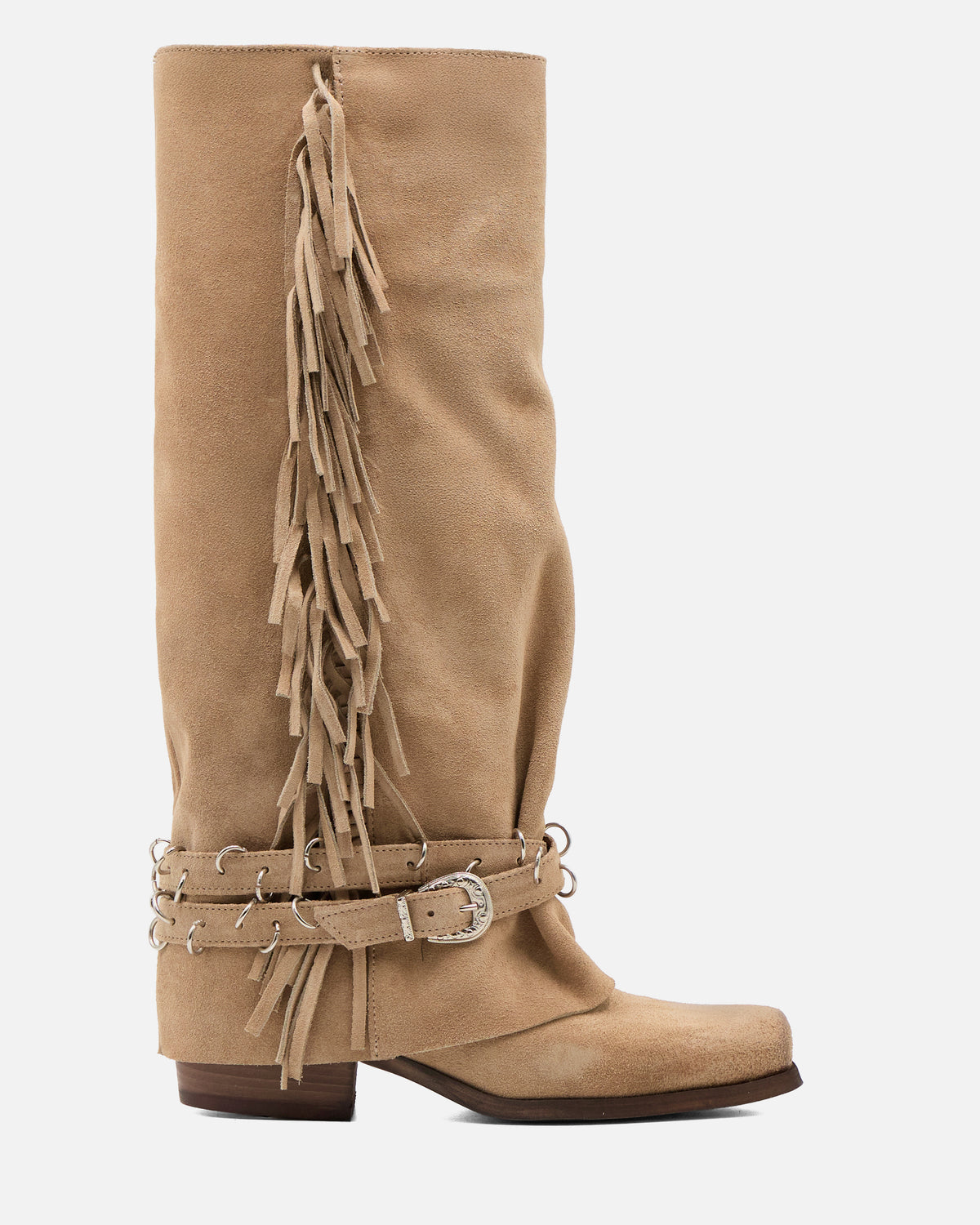 VILLA BOOTS TEXANI ★ CAMOSCIO