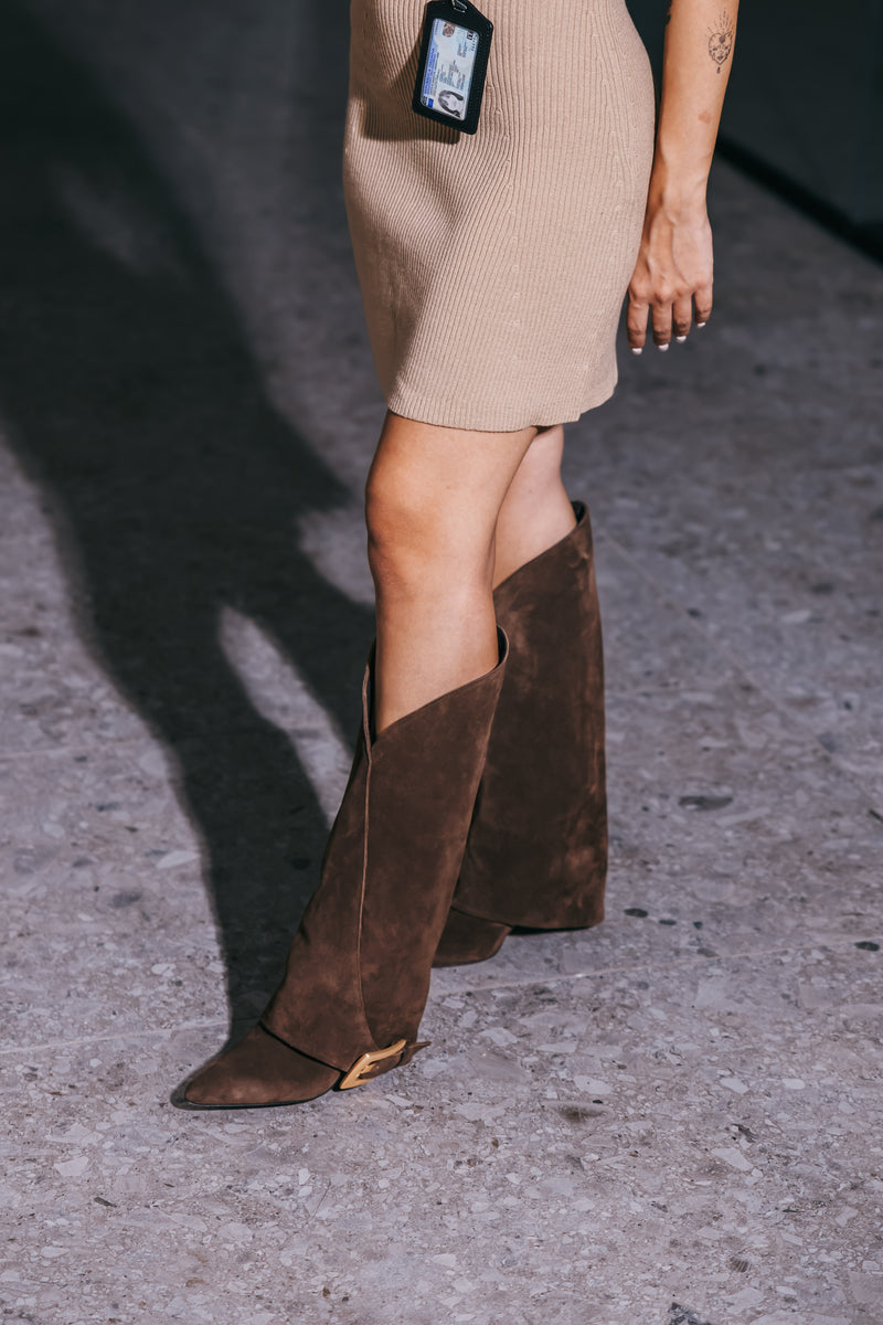 QUINN STIVALI CON TACCO